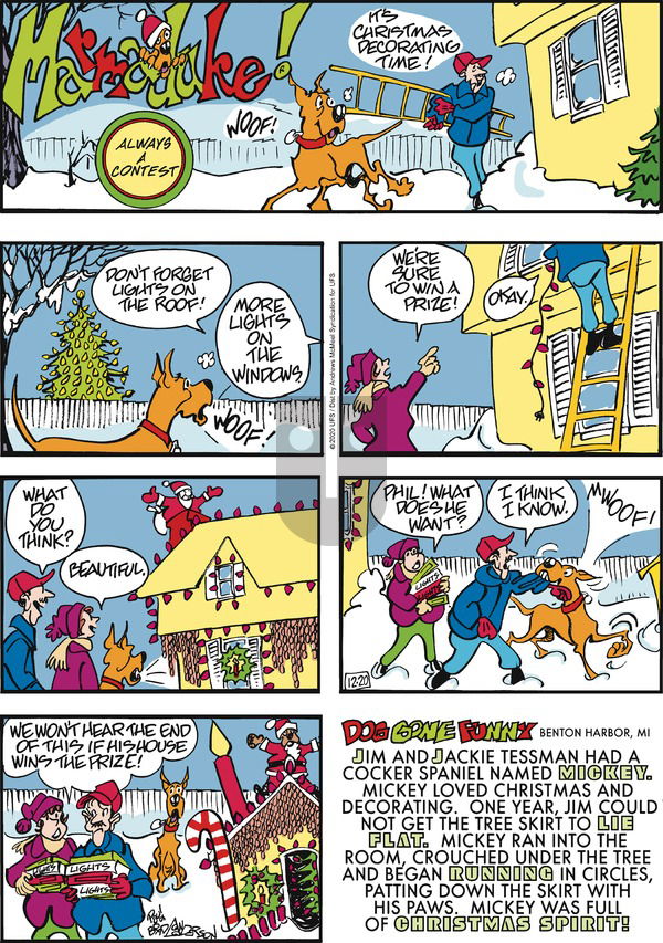 Marmaduke on Sunday December 20, 2020 Comic Strip
