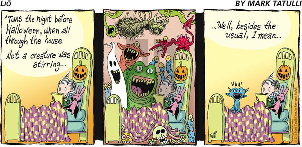 Lio on Sunday October 30, 2016 Comic Strip