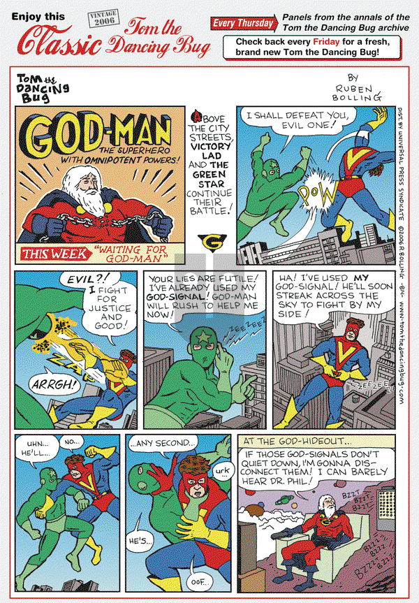 Tom the Dancing Bug on Thursday June 14, 2018 Comic Strip