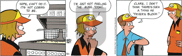 Lucky Cow - Monday July 21, 2003 Comic Strip