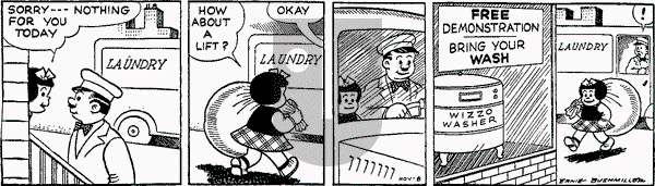 Nancy Classics on Tuesday November 8, 2016 Comic Strip