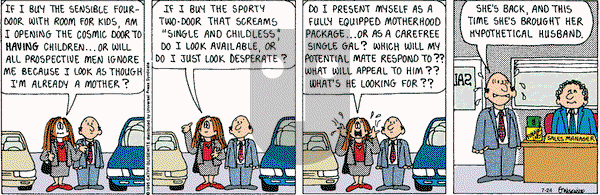 Cathy Classics on Monday July 23, 2012 Comic Strip