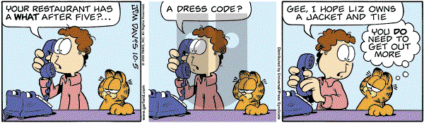 Garfield on Thursday October 5, 2006 Comic Strip