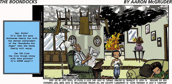 The Boondocks on Sunday March 1, 2009 Comic Strip