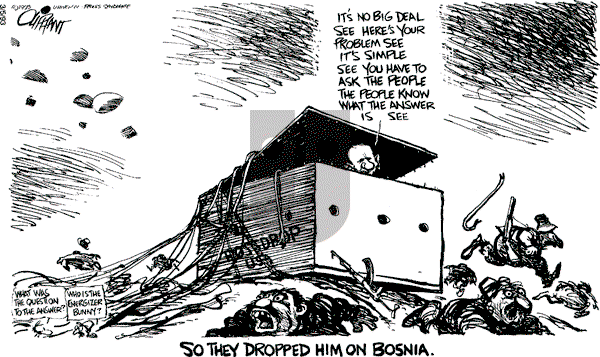 Pat Oliphant - Friday March 5, 1993 Comic Strip