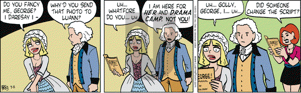 Luann on Thursday July 11, 2013 Comic Strip
