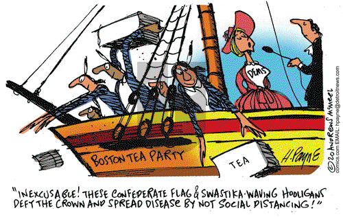 Henry Payne on Tuesday April 21, 2020 Comic Strip