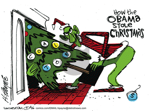 Henry Payne on Saturday December 24, 2016 Comic Strip