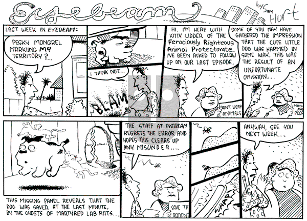 Eyebeam Classic on Thursday May 29, 2025 Comic Strip