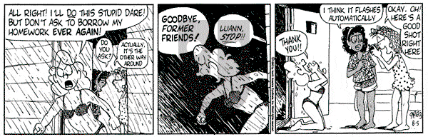 Luann on Saturday August 5, 1995 Comic Strip