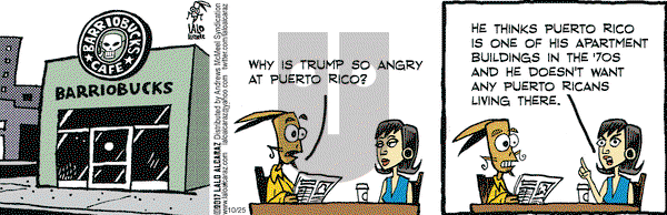 La Cucaracha on Wednesday October 25, 2017 Comic Strip