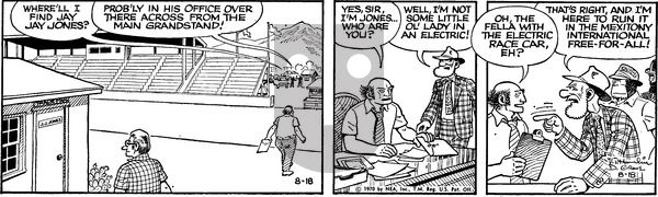 Alley Oop on Tuesday August 18, 1970 Comic Strip