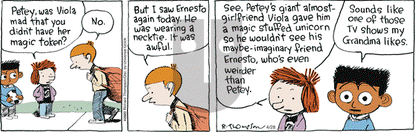 Cul de Sac on Monday April 28, 2014 Comic Strip