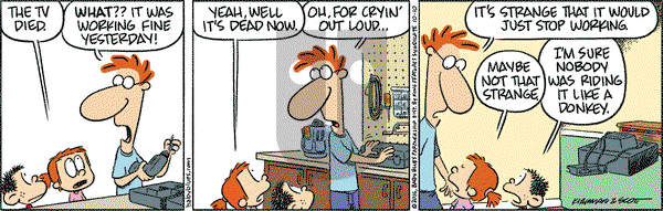 Baby Blues on Monday October 10, 2016 Comic Strip