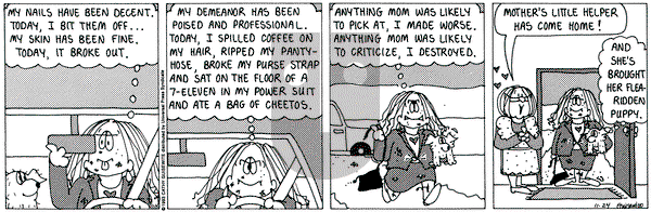 Cathy Classics on Wednesday November 24, 1993 Comic Strip