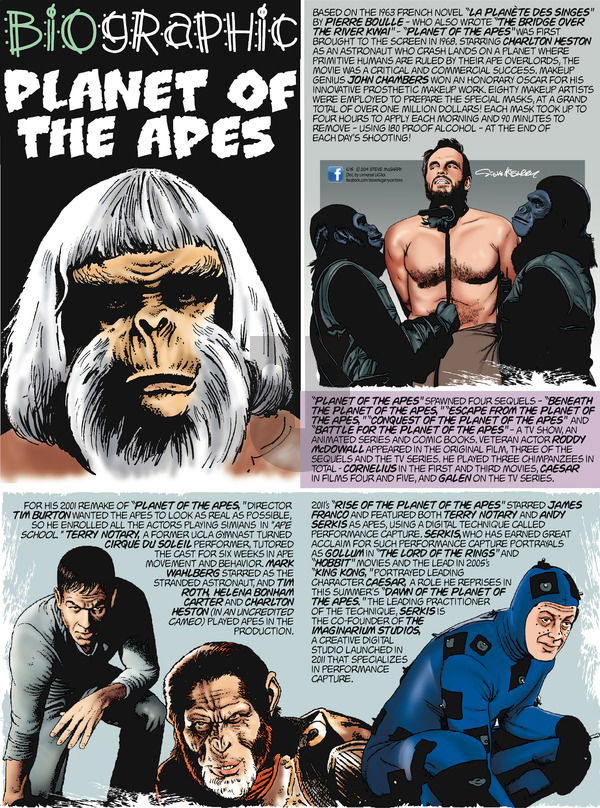 Biographic on Sunday June 15, 2014 Comic Strip