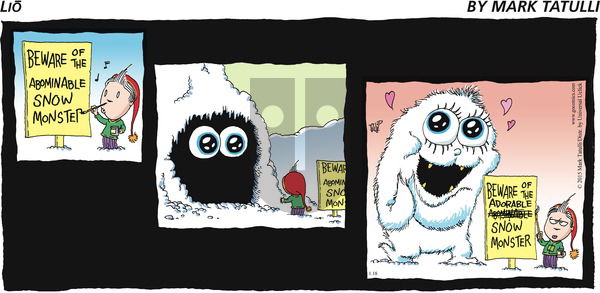 Lio on Sunday January 18, 2015 Comic Strip