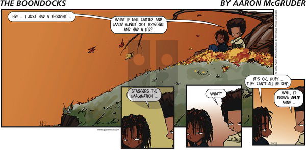 The Boondocks on Sunday October 29, 2006 Comic Strip