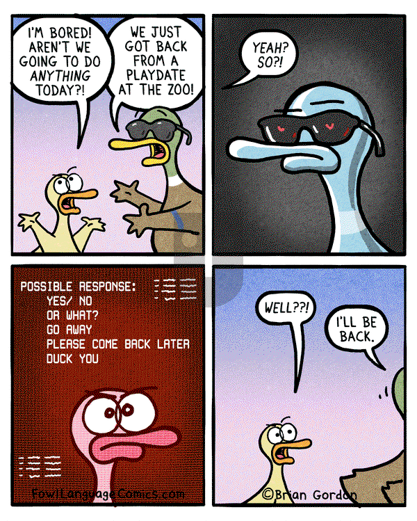 Fowl Language on Thursday October 11, 2018 Comic Strip
