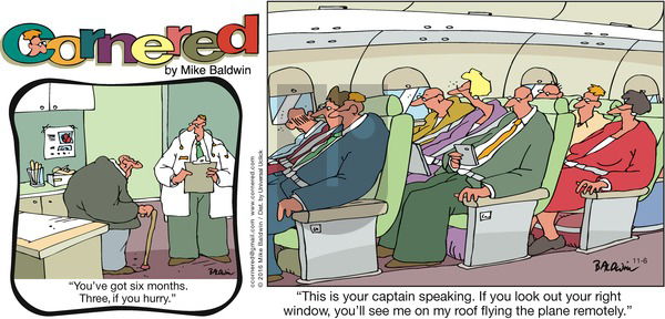 Cornered on Sunday November 6, 2016 Comic Strip