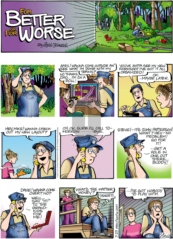 For Better or For Worse - Sunday July 29, 2007 Comic Strip