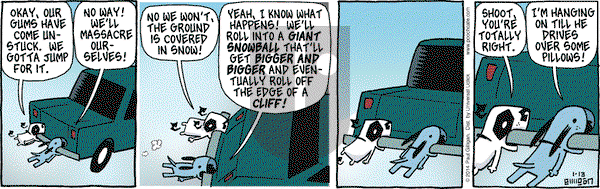 Pooch Cafe on Monday January 13, 2014 Comic Strip