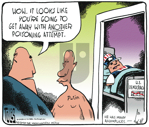 Tom Toles on Thursday September 24, 2020 Comic Strip