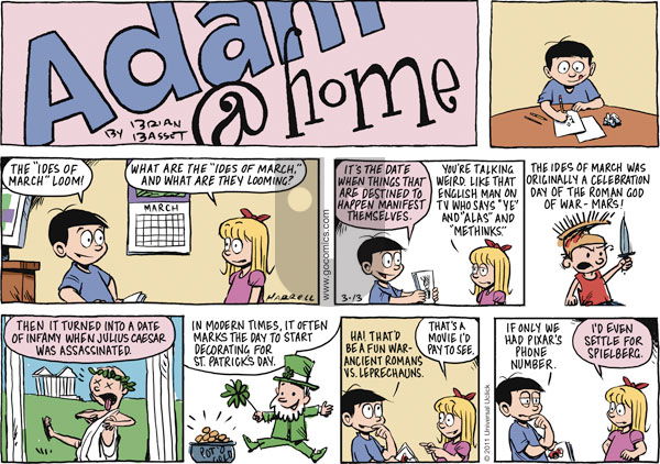 Adam@Home on Sunday March 13, 2011 Comic Strip
