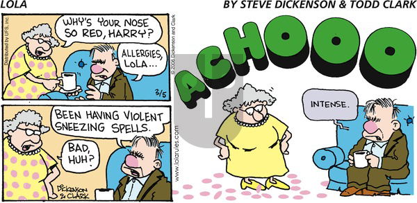 Lola on Sunday March 5, 2006 Comic Strip