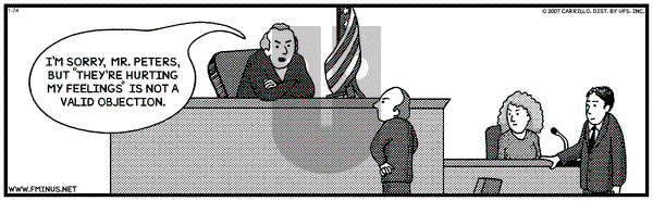 F Minus on Wednesday January 24, 2007 Comic Strip