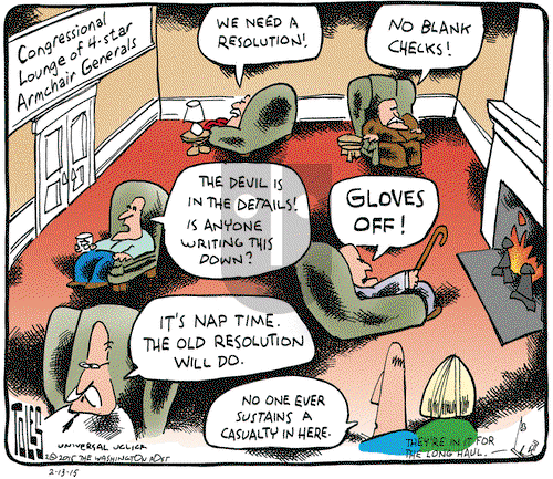 Tom Toles on Friday February 13, 2015 Comic Strip