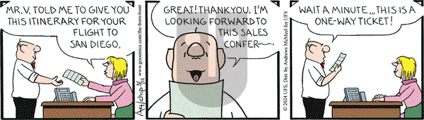 The Born Loser on Monday March 11, 2024 Comic Strip