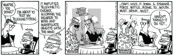 Monty on Monday February 14, 2005 Comic Strip