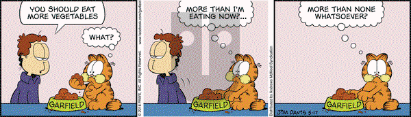 Garfield on Thursday May 17, 2018 Comic Strip
