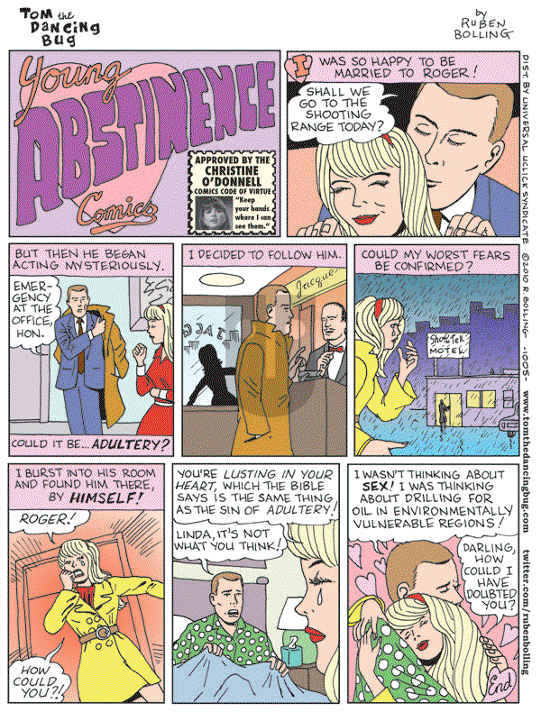 Tom the Dancing Bug on Friday September 24, 2010 Comic Strip