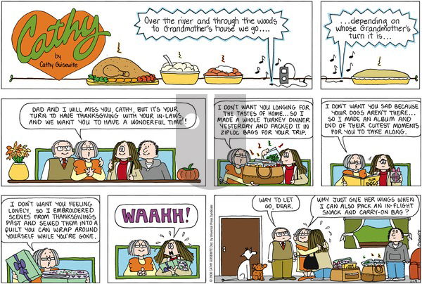 Cathy Classics on Sunday November 19, 2006 Comic Strip