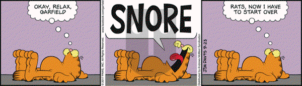 Garfield on Saturday September 23, 2017 Comic Strip