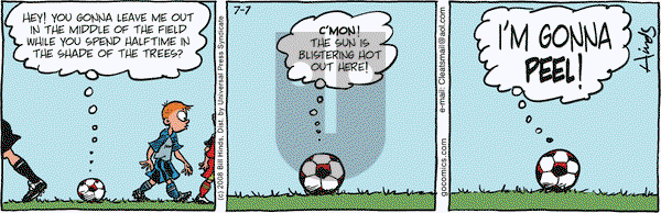 Cleats on Monday July 7, 2008 Comic Strip