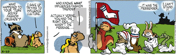 Over the Hedge on Thursday June 30, 2011 Comic Strip