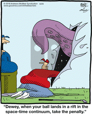 In the Bleachers on Friday June 29, 2018 Comic Strip