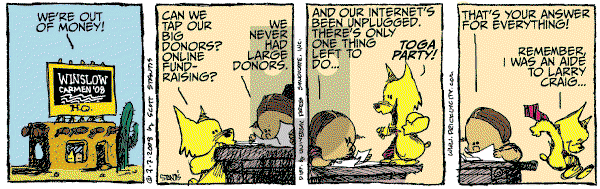 Prickly City on Monday July 7, 2008 Comic Strip