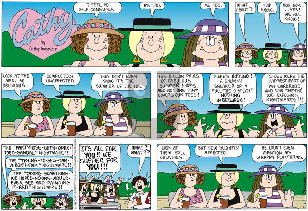Cathy Classics on Sunday July 12, 1998 Comic Strip