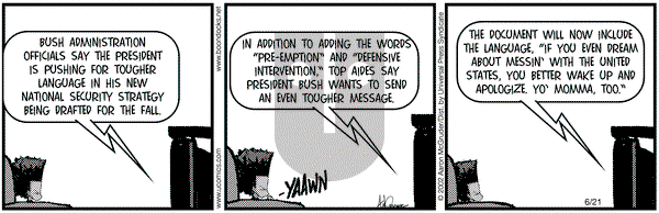 The Boondocks on Friday June 21, 2002 Comic Strip