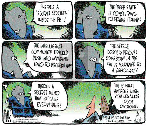 Tom Toles on Monday January 29, 2018 Comic Strip