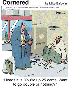 Cornered on Tuesday November 26, 2013 Comic Strip