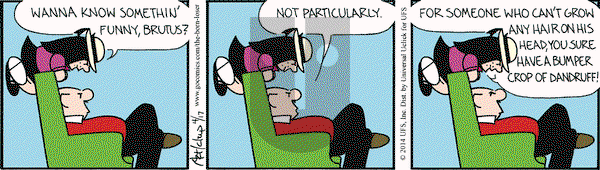 The Born Loser on Thursday April 17, 2014 Comic Strip