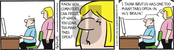 The Born Loser on Tuesday August 1, 2017 Comic Strip