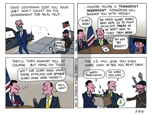 Ted Rall on Wednesday February 10, 2021 Comic Strip