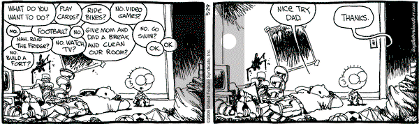 The Buckets on Monday May 29, 2006 Comic Strip