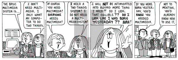 Cathy Classics on Monday February 5, 1996 Comic Strip